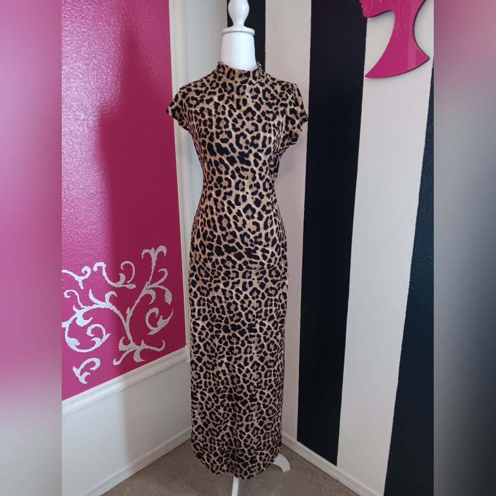 Absolutely Animal Print Maxi Dress
